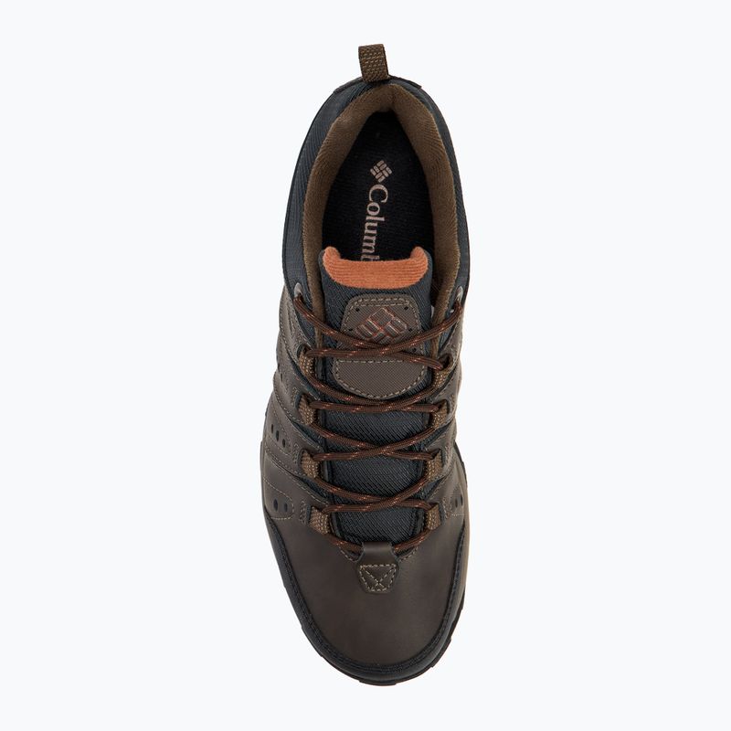 Черевики трекінгові чоловічі Columbia Woodburn II Waterproof cordovan/ cinnamon 5