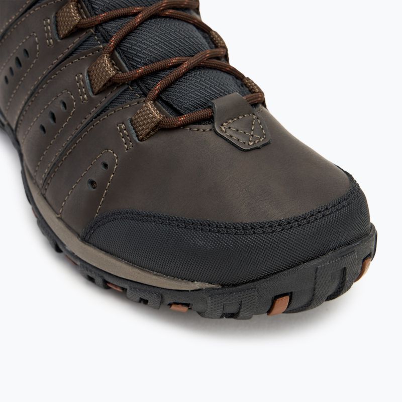 Черевики трекінгові чоловічі Columbia Woodburn II Waterproof cordovan/ cinnamon 7