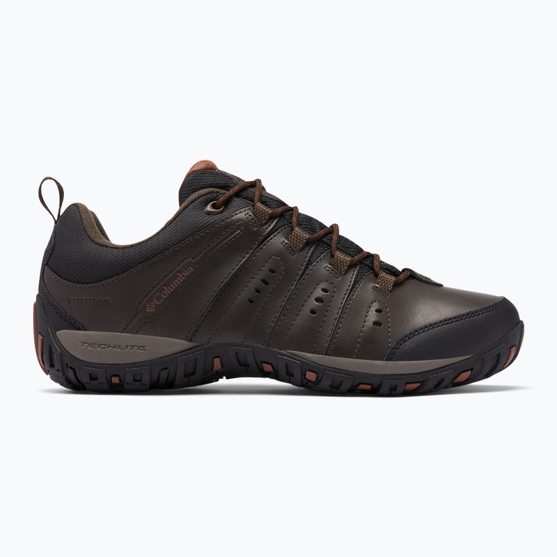 Черевики трекінгові чоловічі Columbia Woodburn II Waterproof cordovan/ cinnamon 9