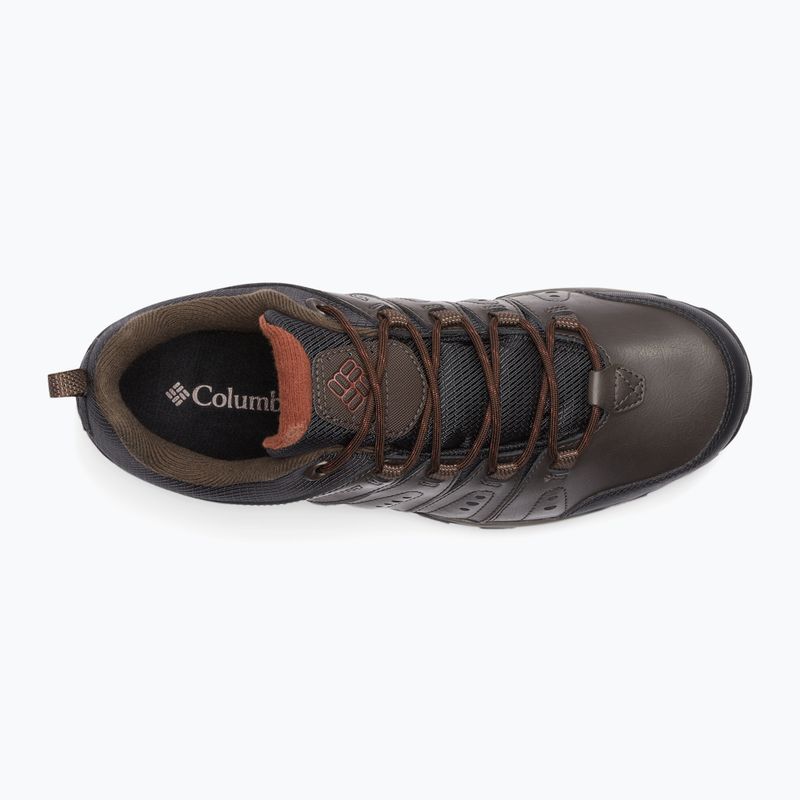 Черевики трекінгові чоловічі Columbia Woodburn II Waterproof cordovan/ cinnamon 15