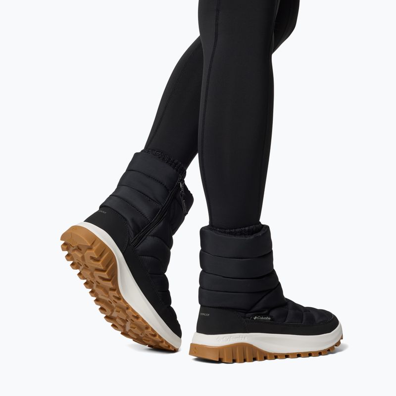Черевикі зимові жіночі Columbia Snowtrot Mid black/sea salt 9