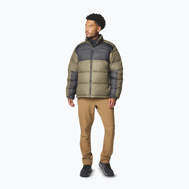 Чоловіча утеплена куртка Columbia Pike Lake II stone green/shark 2