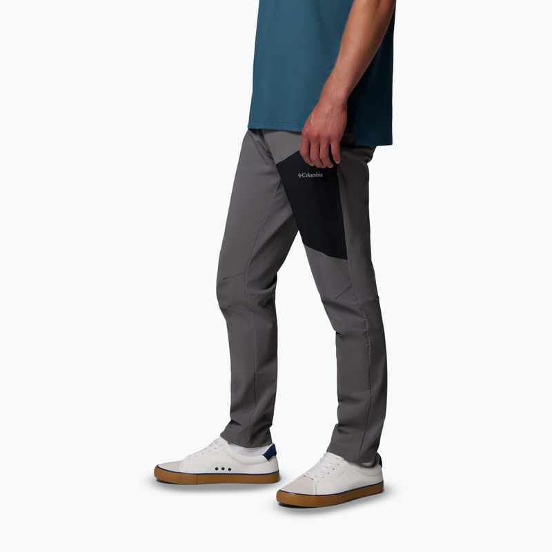 Штани софтшел чоловічі Columbia Tech Softshell city grey/black 4