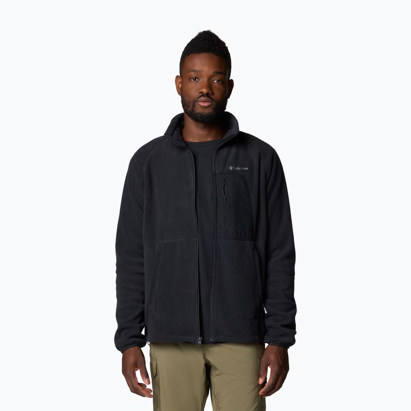 Кофта флісова чоловіча Columbia Rapid Expedition II Full Zip Fleece black