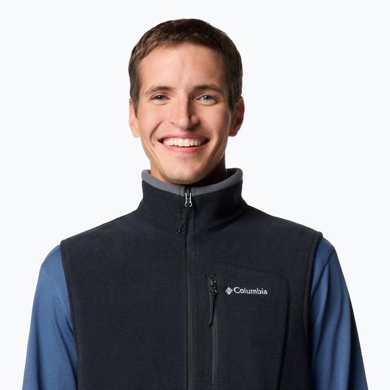 Жилет чоловічий Columbia Fast Trek Fleece black 5