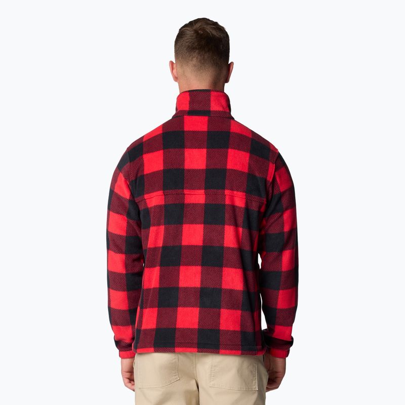 Кофта флісова чоловіча Columbia Steens Mountain Printed mountain red check print 3