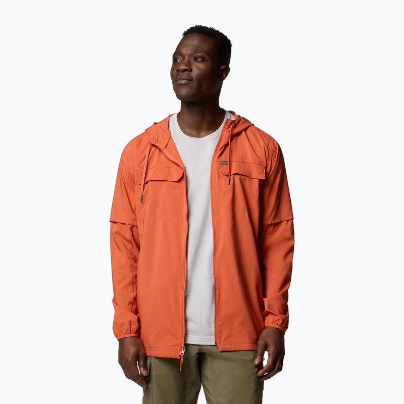 Кофта трекінгова чоловіча Columbia Skien Valley Hooded tuscan 4