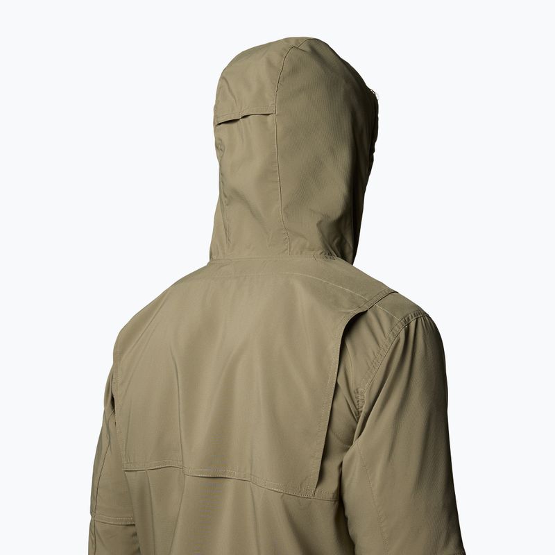 Кофта трекінгова чоловіча Columbia Skien Valley Hooded stone green 7