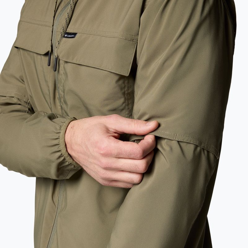 Кофта трекінгова чоловіча Columbia Skien Valley Hooded stone green 8