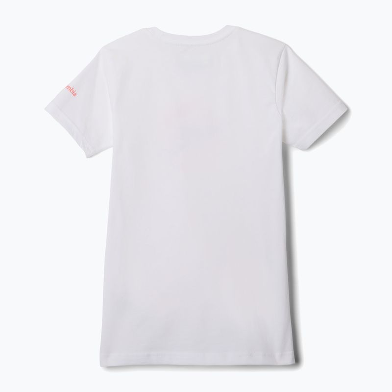 Футболка трекінгова дитяча Columbia Mission Lake Graphic white/weaving waterscape 2