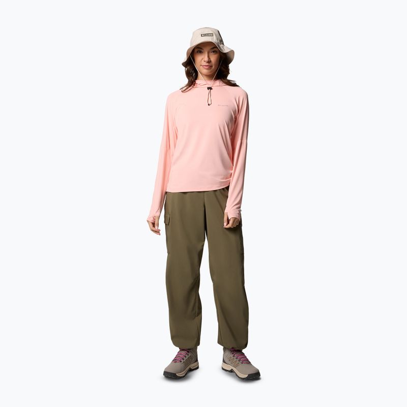 Кофта жіноча Columbia Skien Valley Hoodie pink sand 2