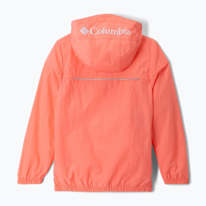 Куртка вітровка дитяча Columbia Challenger II Windbreaker hot coral 2