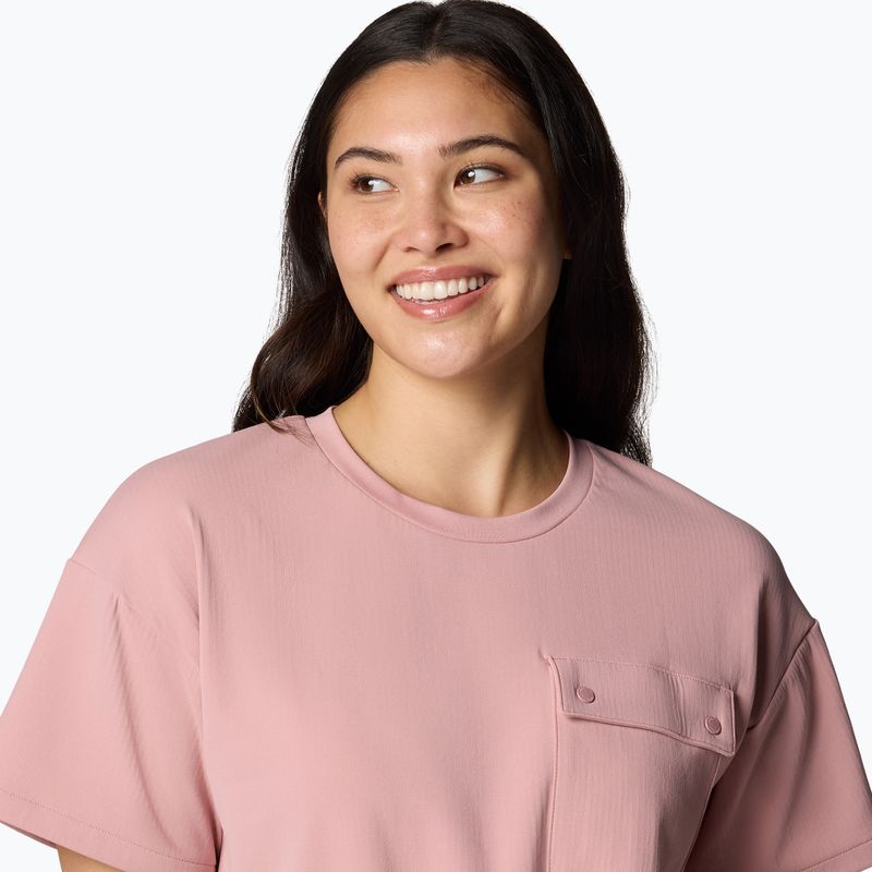 Футболка жіноча Columbia Granite Point Knit eraser pink 5