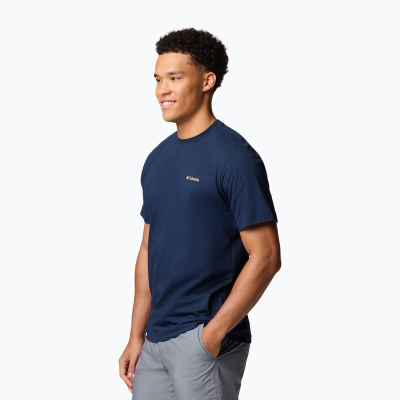Футболка чоловіча Columbia Kettle River Back Graphic Tee collegiate navy 3