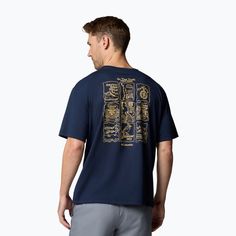 Футболка чоловіча Columbia Cedar Trail Back Graphic Tee collegiate navy 3