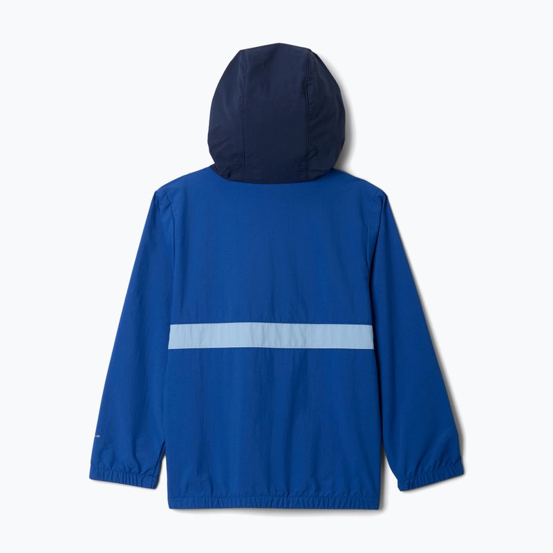 Куртка вітровка дитяча Columbia Spire Valley Windbreaker mountain blue/collegiate navy/ripple blue 2