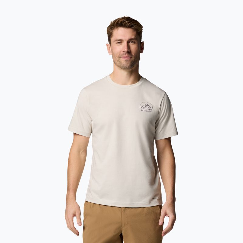 Футболка чоловіча Columbia Tunnel Valley Graphic Tee dark stone/naturally inclined