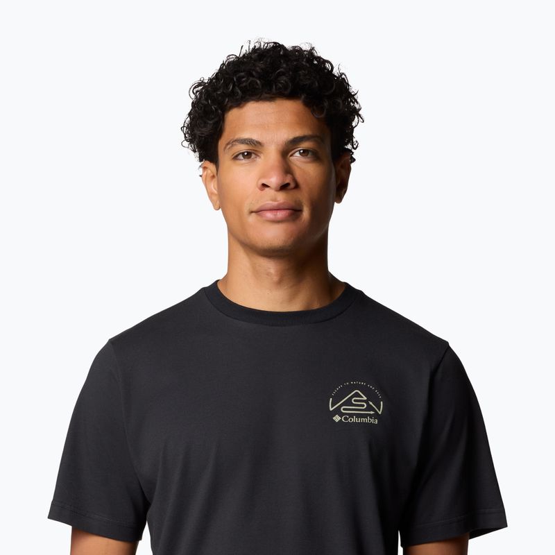 Футболка чоловіча Columbia Tunnel Valley Graphic Tee black/naturally inclined 5