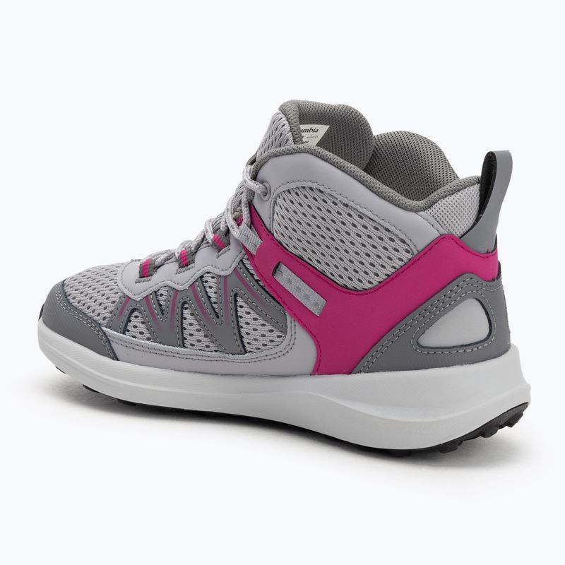 Черевики туристичні дитячі Columbia Youth Peakfreak Rush Mid Waterproof ti grey steel/teal 3