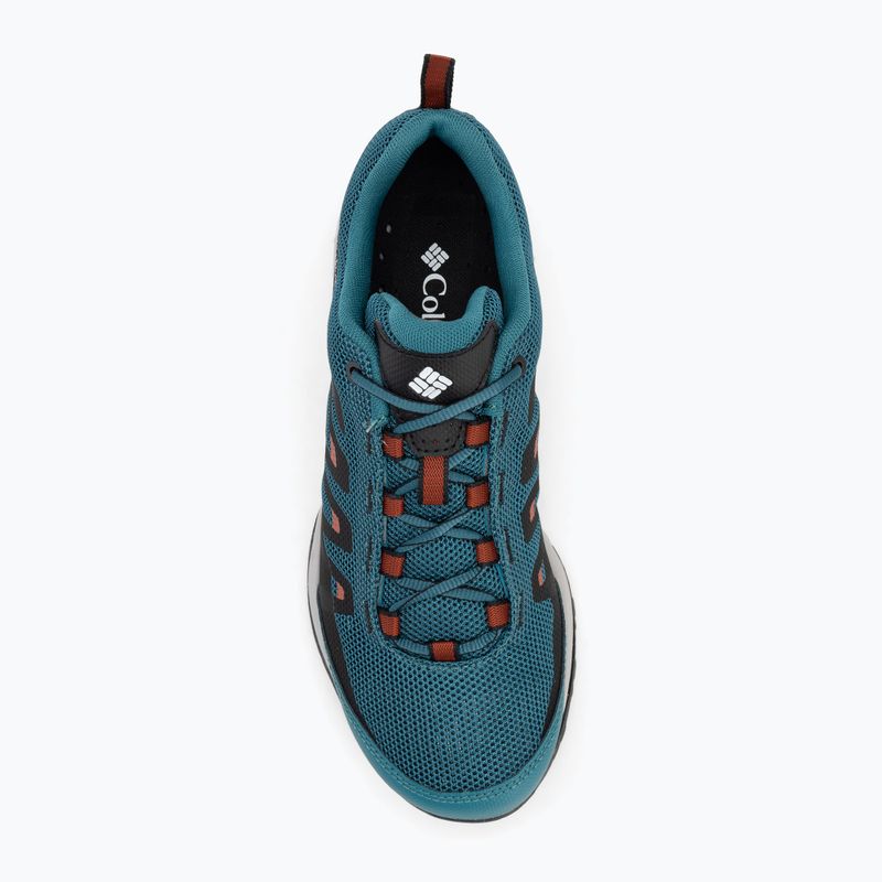Кросівки туристичні чоловічі Columbia Vapor Vent river blue/dark sienna 5