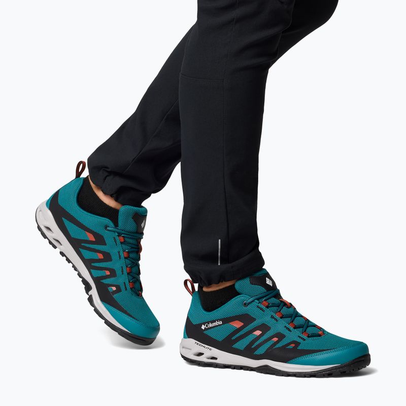 Кросівки туристичні чоловічі Columbia Vapor Vent river blue/dark sienna 17