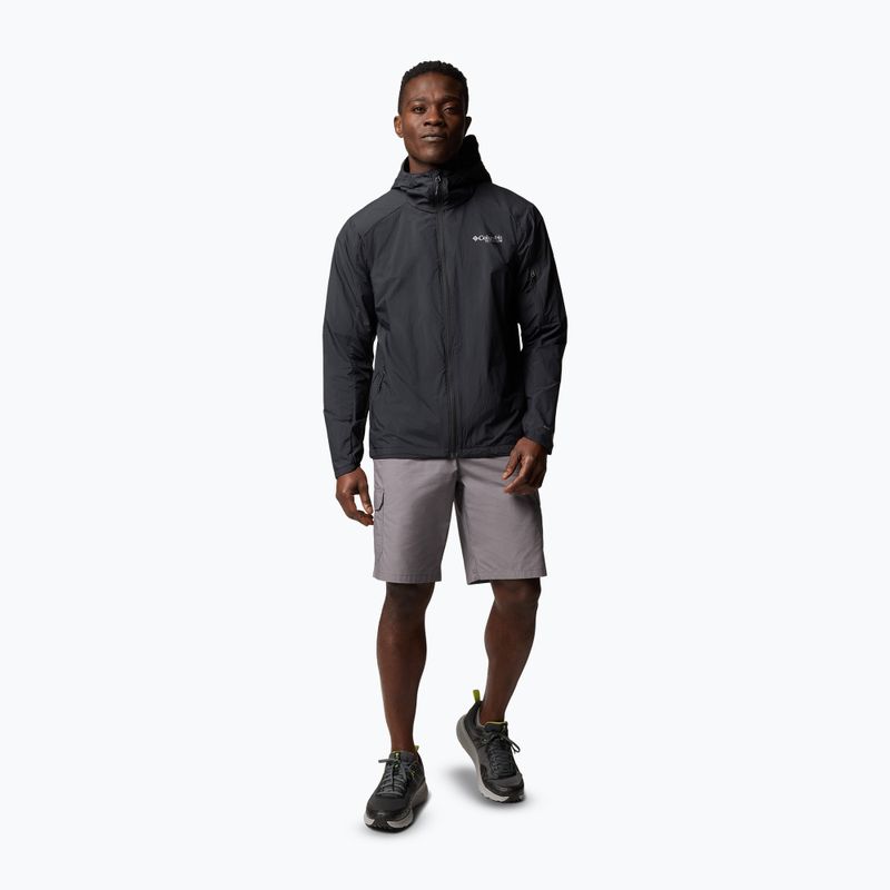 Куртка вітровка чоловіча Columbia Loop Trail II Windbreaker black 2