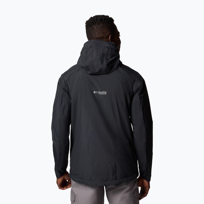 Куртка вітровка чоловіча Columbia Loop Trail II Windbreaker black 3
