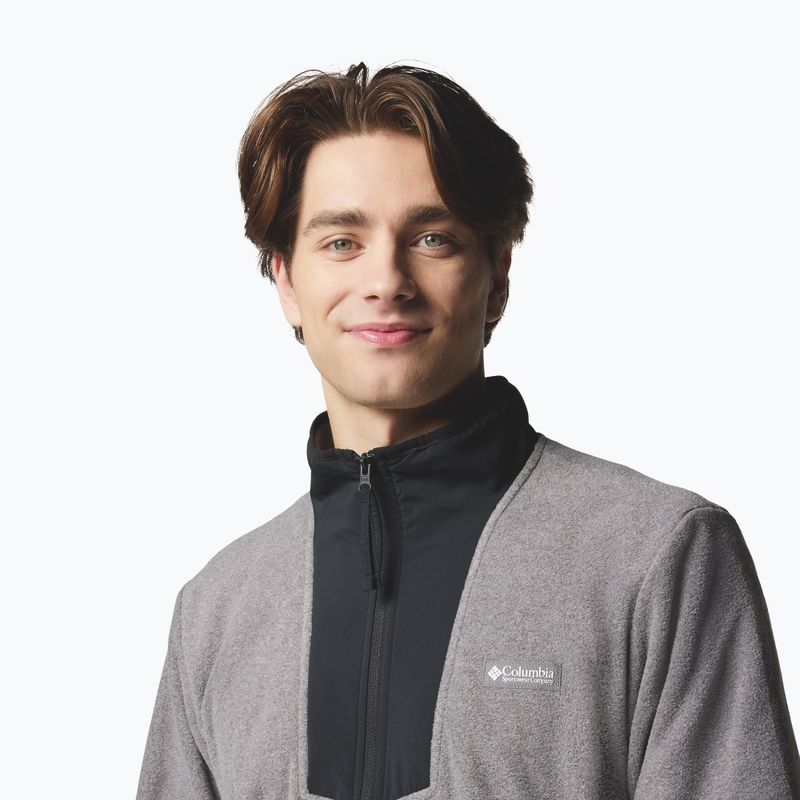 Чоловіча флісова кофта Columbia Sequoia Grove FZ Fleece city grey heather/black 5