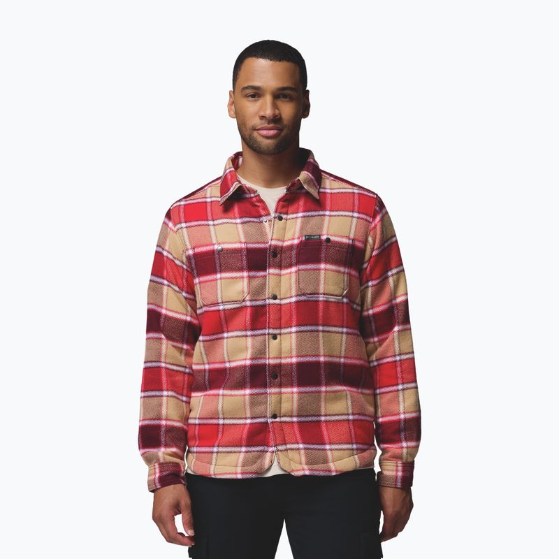 Сорочка чоловіча Columbia Windward II rich wine trapper windowpane