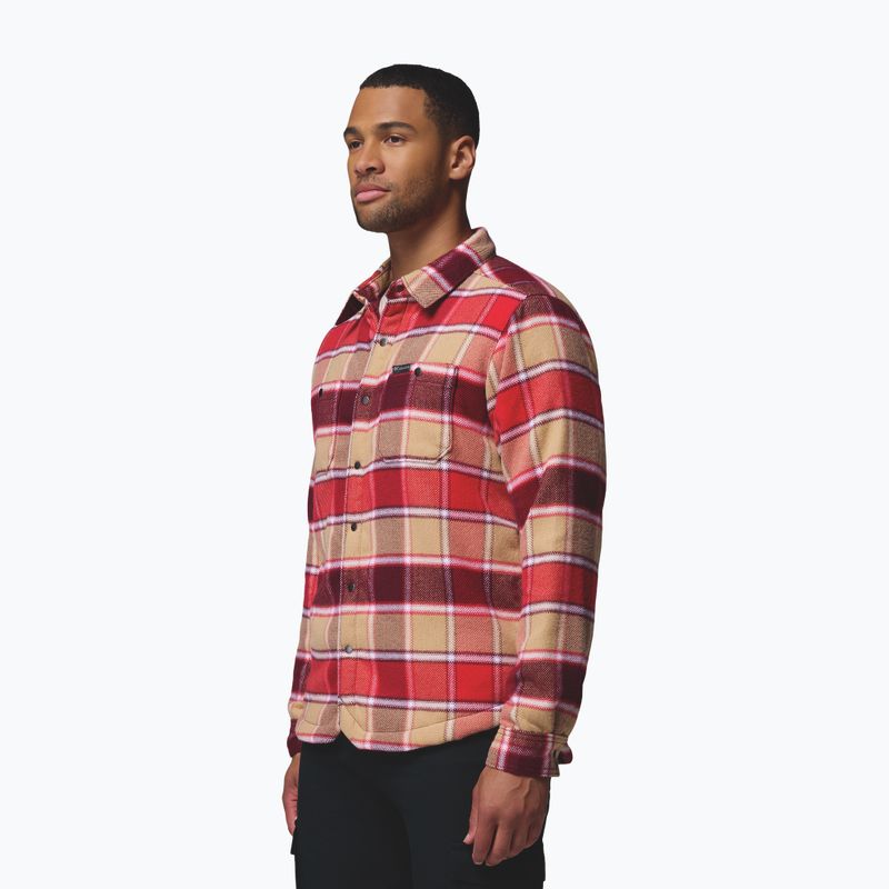 Сорочка чоловіча Columbia Windward II rich wine trapper windowpane 4