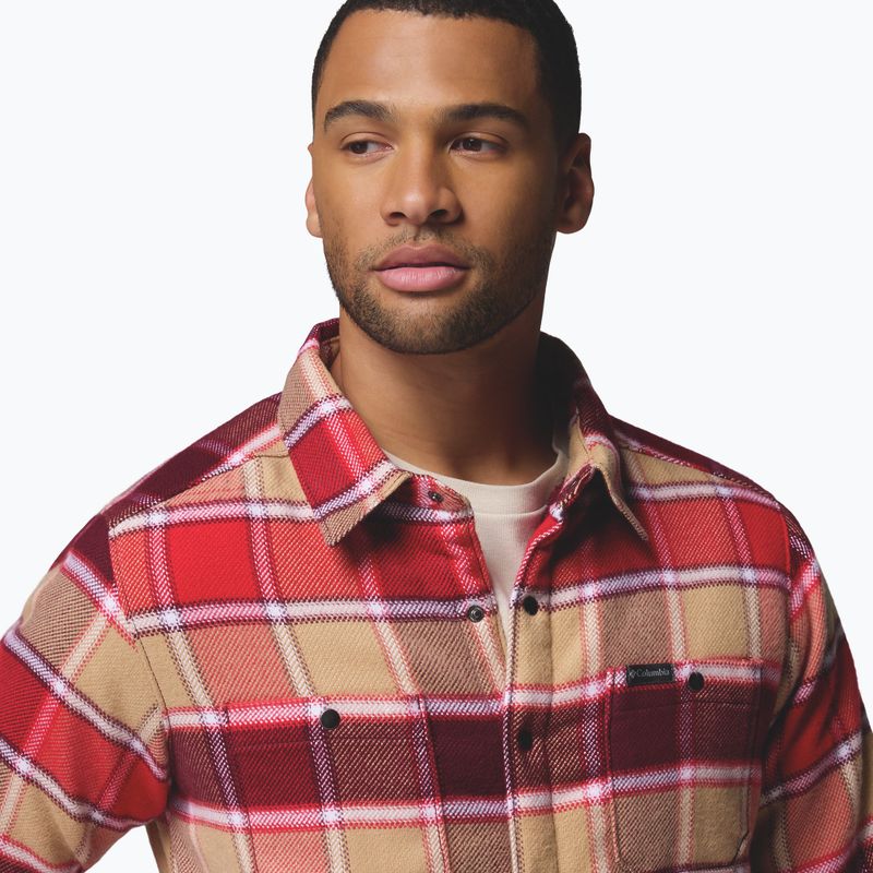 Сорочка чоловіча Columbia Windward II rich wine trapper windowpane 6