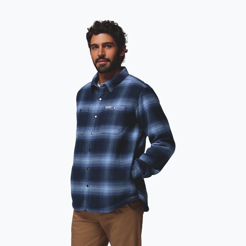 Сорочка чоловіча Columbia Windward II collegiate navy blurred ombre 4