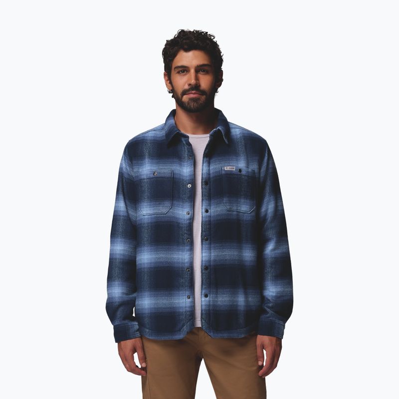Сорочка чоловіча Columbia Windward II collegiate navy blurred ombre 5
