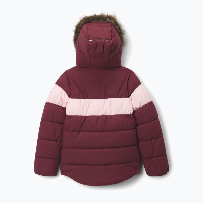 Дитяча лижна куртка Columbia Arctic Blast III rich wine/satin pink 2