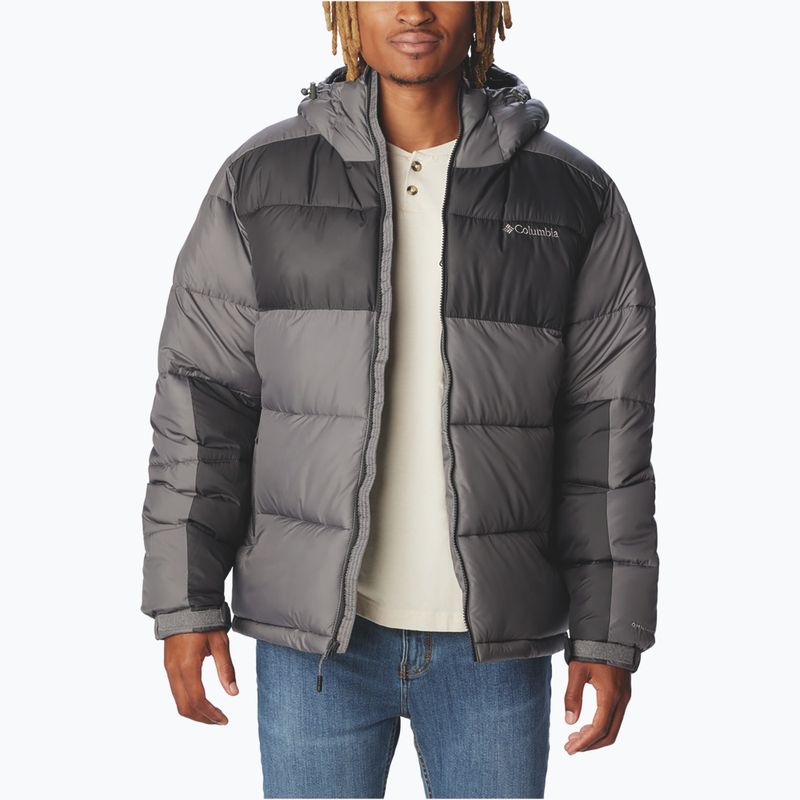 Утеплена чоловіча куртка Columbia Pike Lake II Hooded city grey