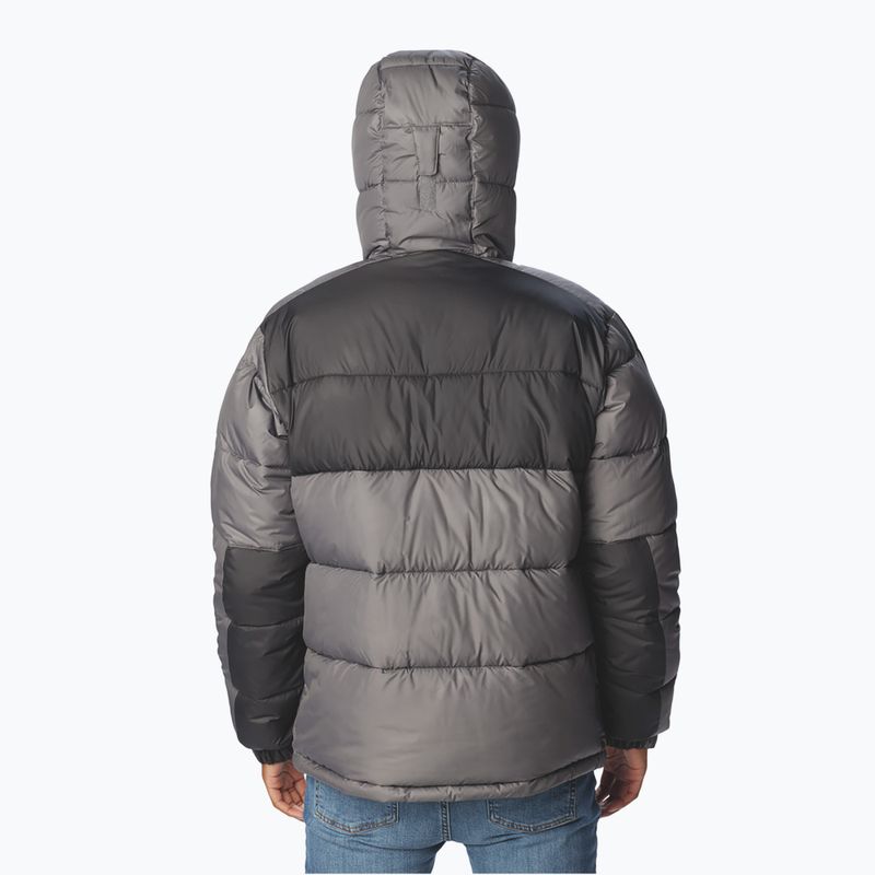 Утеплена чоловіча куртка Columbia Pike Lake II Hooded city grey 2