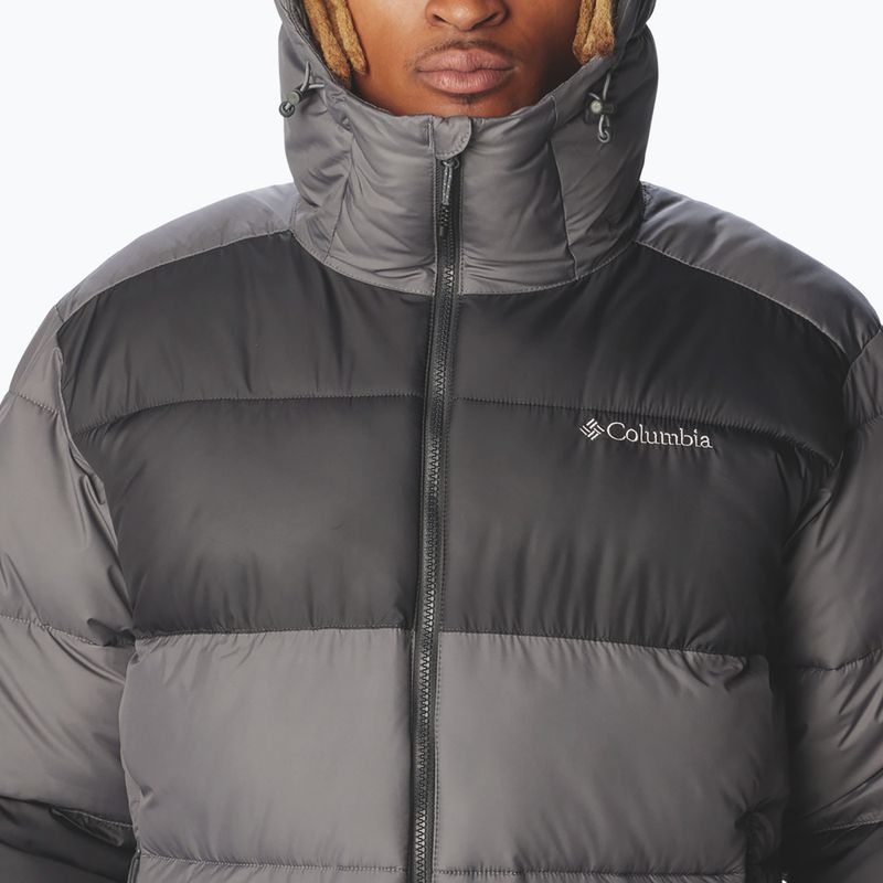 Утеплена чоловіча куртка Columbia Pike Lake II Hooded city grey 6