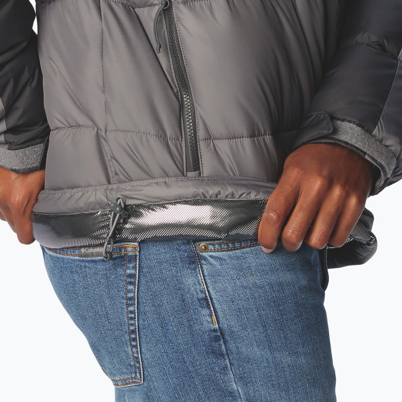 Утеплена чоловіча куртка Columbia Pike Lake II Hooded city grey 7