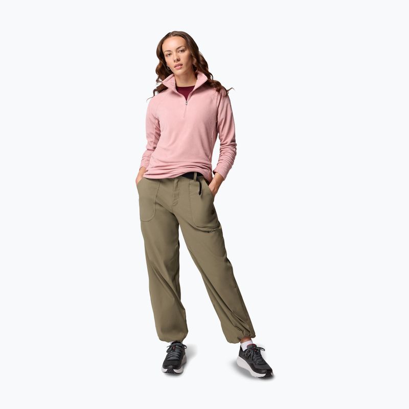 Жіноча флісова кофта Columbia Glacial IV 1/2 Zip eraser pink 2