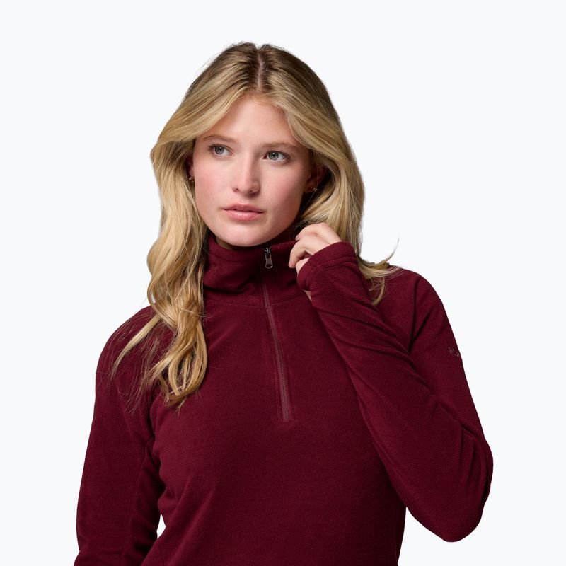 Кофта флісова жіноча Columbia Glacial IV 1/2 Zip rich wine 5