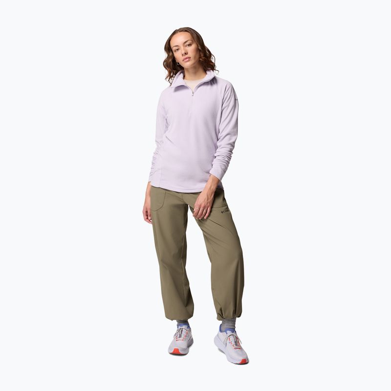 Жіноча флісова кофта Columbia Glacial IV 1/2 Zip lavender pearl 2