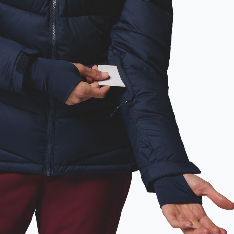Жіноча лижна куртка Columbia Abbott Peak II Ins collegiate navy/rich wine/eraser pink 6