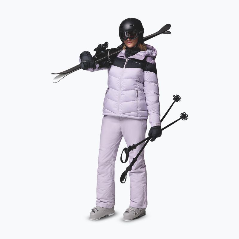 Жіноча лижна куртка Columbia Abbott Peak II Ins lavender pearl/shale purple/black 2