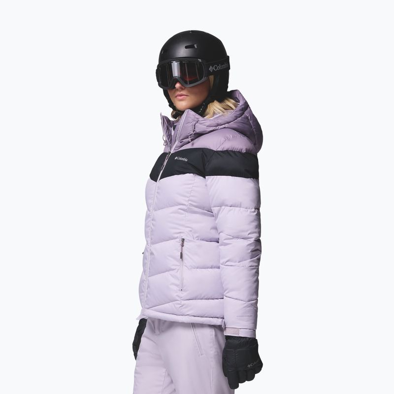 Куртка гірськолижна жіноча Columbia Abbott Peak II Ins lavender pearl/shale purple/black 4