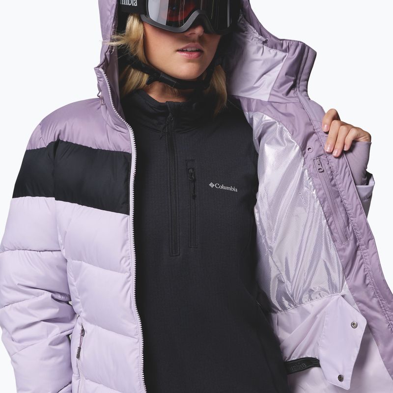Жіноча лижна куртка Columbia Abbott Peak II Ins lavender pearl/shale purple/black 8