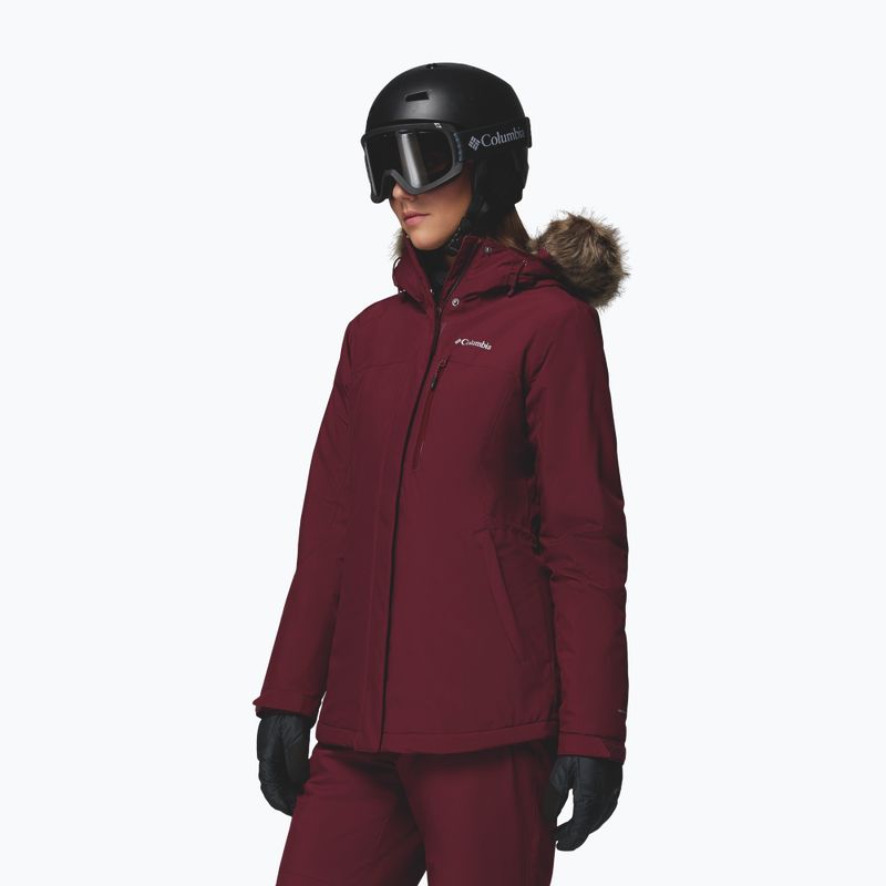 Жіноча лижна куртка Columbia Ava Alpine II Ins rich wine 4