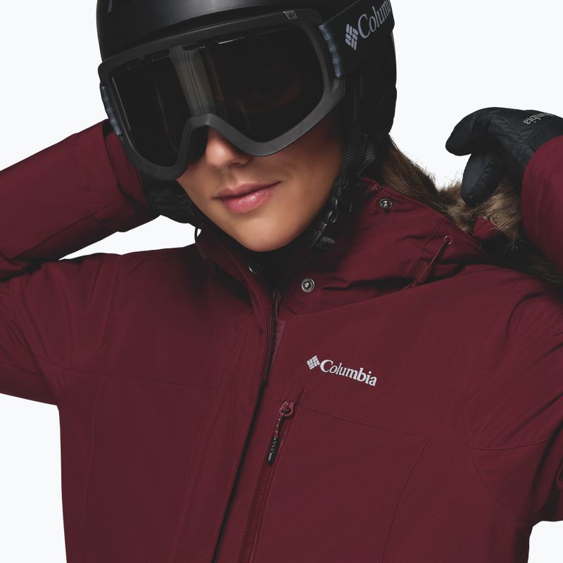 Жіноча лижна куртка Columbia Ava Alpine II Ins rich wine 5