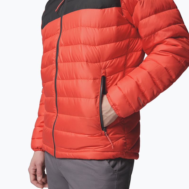 Чоловіча куртка Columbia Powder Lite II Hooded zing/shark 7