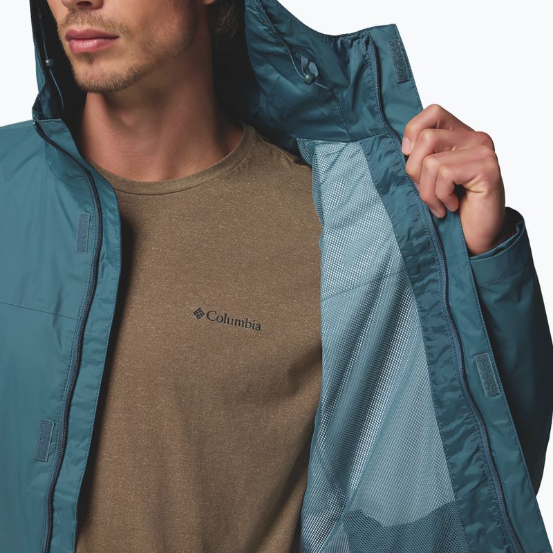 Чоловіча водонепроникна куртка Columbia Watertight II everblue 6