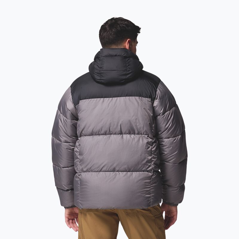 Куртка утеплена чоловіча Columbia Puffect II Hooded city grey/black 3